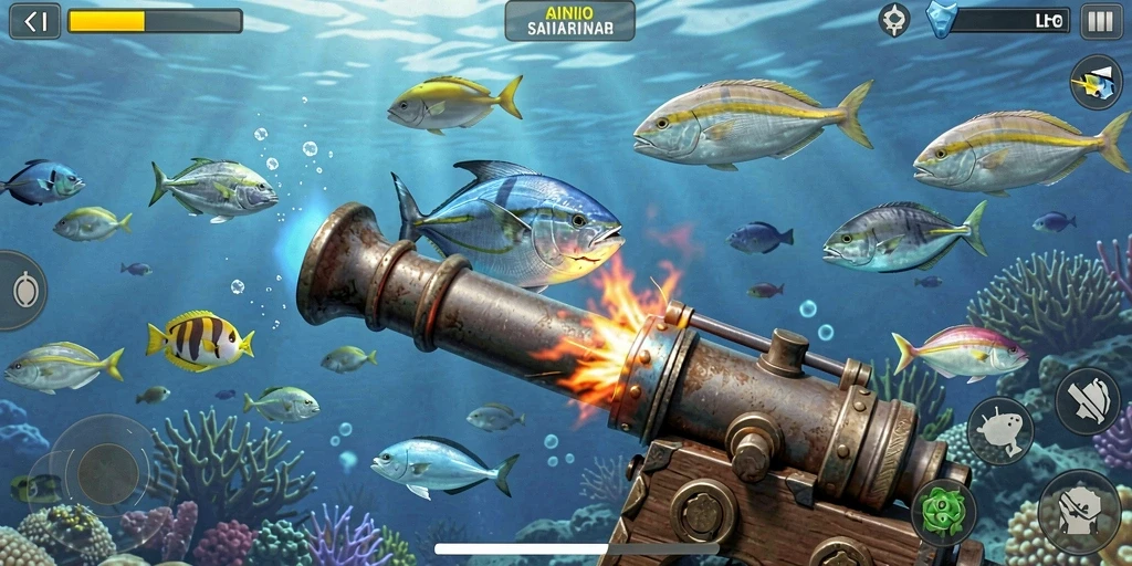 gt108 - Screenshot kedua memperlihatkan pertempuran seru dengan musuh yang menantang.