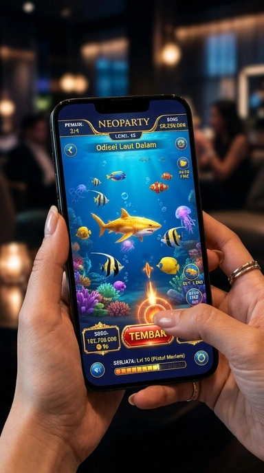 Layar utama neoparty — antarmuka bersih setelah instalasi